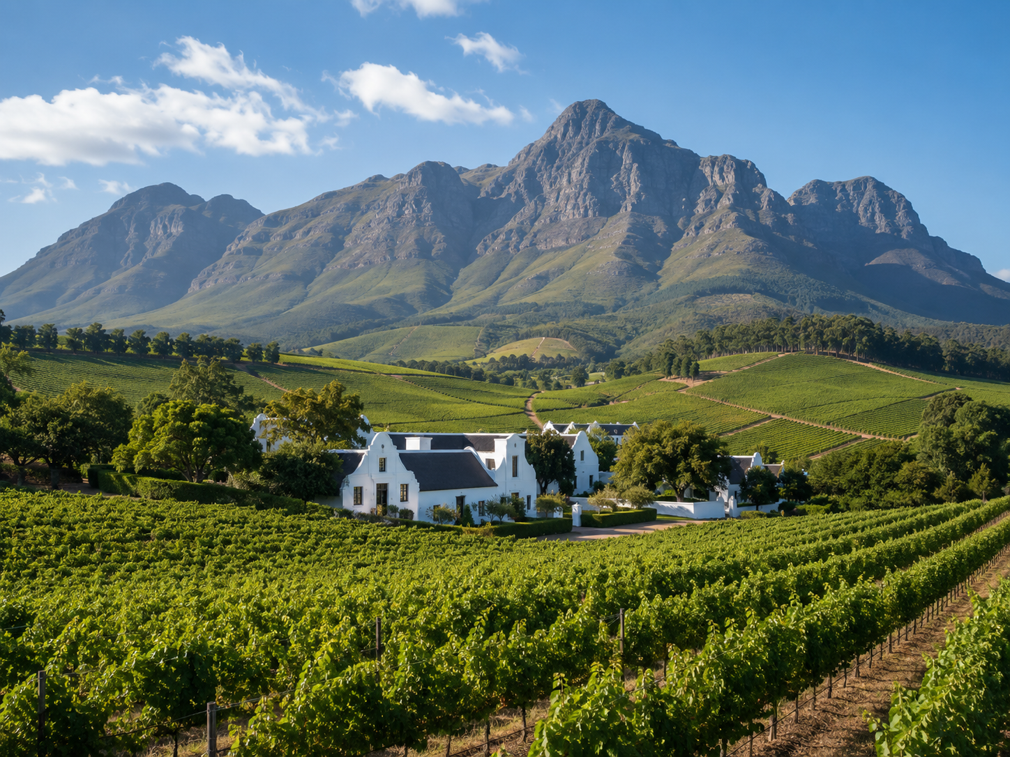 Stellenbosch vineyards in the Cape Winelands